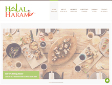 Tablet Screenshot of halal-or-haram.com